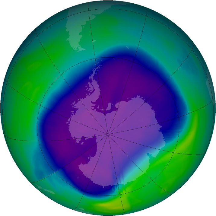 Ozone Map 2006-09-23